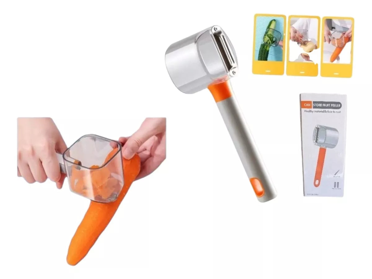 Practico Pelador De Papa Con Deposito