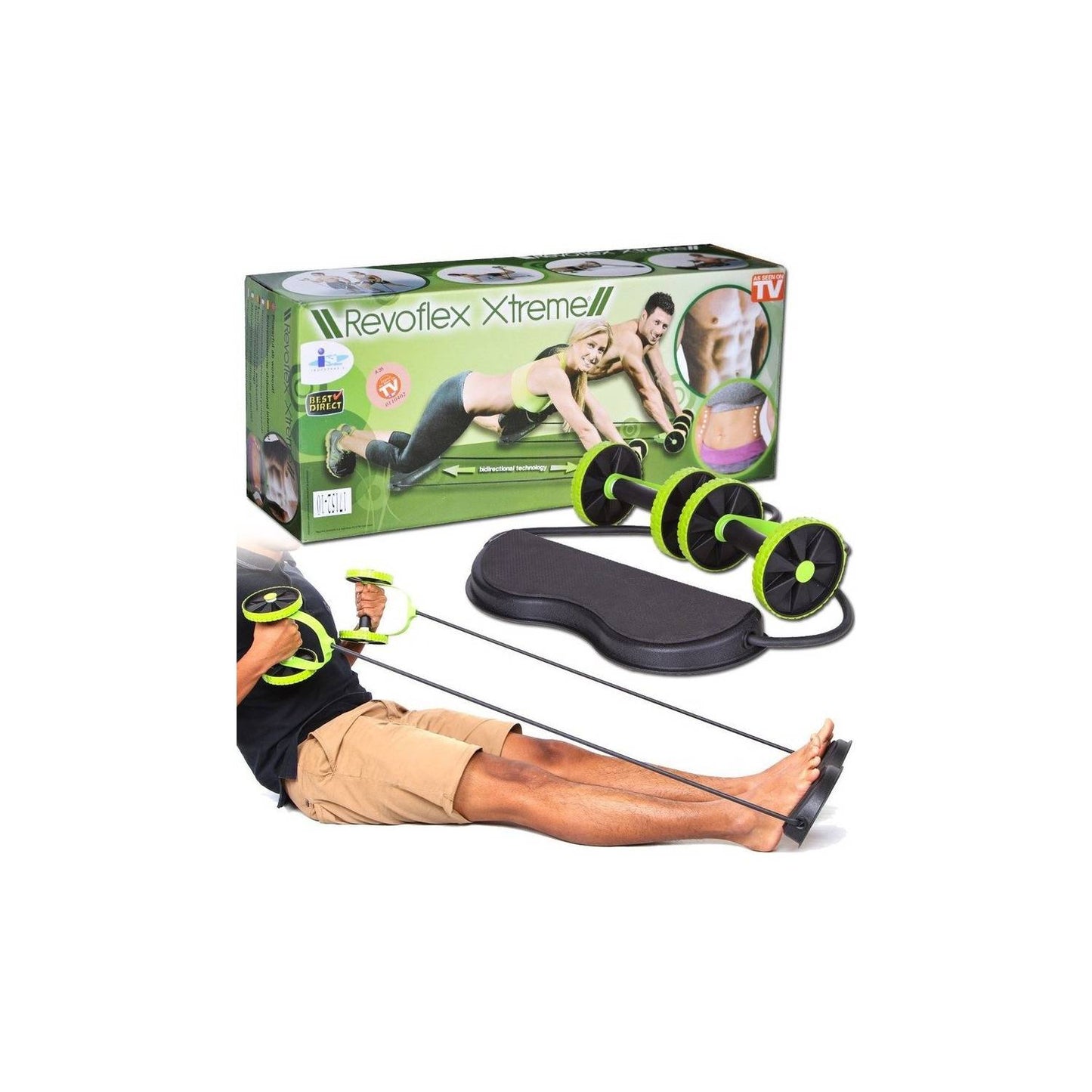 Maquina ejercicios abdominal banda elástica