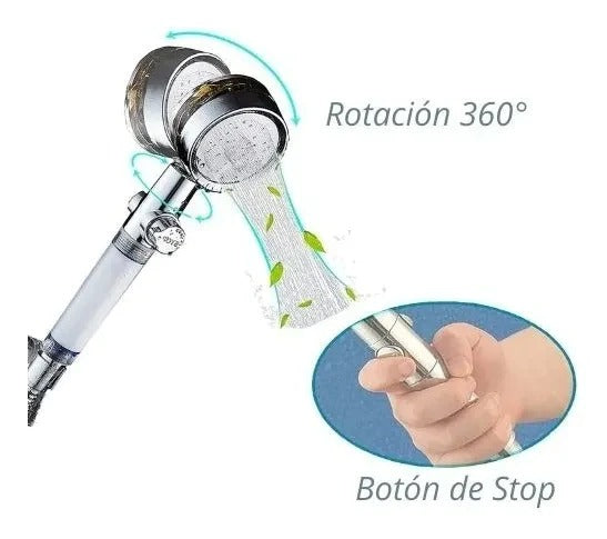 cabezal Ducha con propulsor